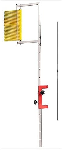 SaryEdge Vertikaler Sprungtrainer zur Wandmontage für das Stadion, professioneller Sprungfähigkeitstester, höhenverstellbares Trainingsgerät für Basketball/Volleyball (gelbe Reset-Stange)