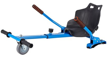CO-Z Hoverboard-Stuhl Hoverkart Sitzscooter Hoverboard Sitz Gokart Sitz für Self Balancing Kompatibel mit 6,5 Zoll 8,5 Zoll und 10 Zoll Scooter für Erwachsene und Kinder (Blau)