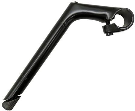 Perfeclan Fahrradvorbau, Schwanenhalsvorbau, Stabiler 22,2-mm-Rohr-Lenkervorbau, Riser-Vorbau für Radfahren, BMX-Fahrräder, Fahrrad, Rennrad, Schwarz