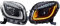 2PCS Auto LED Scheinwerfer Kompatibel for Benz Smart 453 Fortwo Forfour 2015-2019 Geändert Vorne Scheinwerfer Montage Auto zubehör