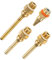 DOITOOL 4-in-1 Copper Glue Nozzle Set Fine Tip Long Tube Anti-drip for Hot Melt Glue Random