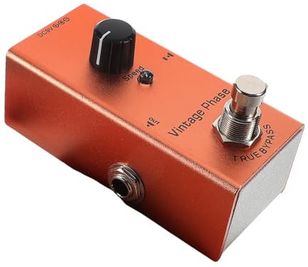 JOINPAYA Mini Vintage Phaser Effektpedal Gitarre Mit Bypass Tragbares Mini-effektgerät Für Musiker Für Auftritte Und Aufnahmen