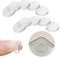75 PCS Clear Glass Table Top Pads, Non Adhesive Non Slip Glass Table Protector 4/5 Inch Top Pads Bumpers Cabinet Pad Bumpers Quiet for Cutting Board Door Furniture