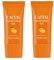 Facial Exfoliating Gel, Porenverfeinerndes Peeling Gesicht mit Orange für Gesicht und Körper, Skin Clear Peeling, Feuchtigkeitsspendendes Körper- und Gesichtspeeling für alle Hauttypen (2PC)