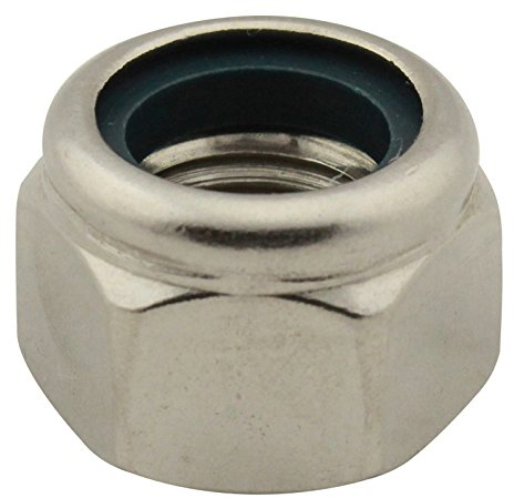 Sicherungsmuttern (hohe Form) - M5 - (25 Stück) - DIN 982 / ISO 7040 - Stoppmuttern, selbstsichernd - Edelstahl A2 (V2A) - SC982 | SC-Normteile