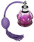 MagiDeal 100ml Bouteille de Parfum Vide en Verre Cristal Rechargeable Style Vintage Flacon Pulvérisateur Long pour Voyage Sac à Main - Violet