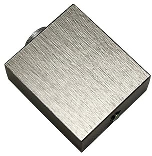 Gardinia Deckenträger für Luxor rechteckig Stahl-gebürstet 3,5 cm, 3.5 cm, 12763