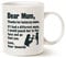 This Funny Coffee Mug for Mum Christmas Gifts, Dear Mum, Thanks for Being My... Love Your Favourite Best Mothers Day Gifts for Mother Porcelain Cup, White 11 Oz