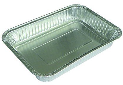 tepro Grillzubehör Aluminium-Tropfschalen klein 10er-Set, Größe: ca. 22 x 15,2 x 3,5 cm