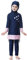 TianMai Mädchen Kinder Muslimische Bademode Islamische Schwimmanzug Badeanzug Burkini Muslim Swimwear (N2, 140cm)