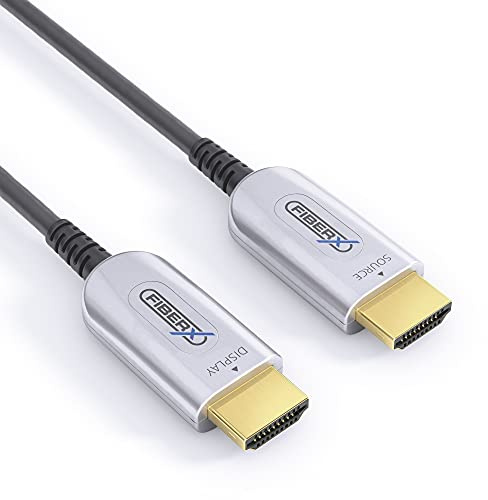 FiberX FX-I350-010 HDMI-Kabel 10 m HDMI Typ A (Standard) Schwarz, Grau - HDMI-Kabel (10 m, HDMI Typ A (Standard), HDMI Typ A (Standard), 18 Gbit/s, Schwarz, Grau)