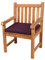 Gutekissen® Sitzkissen für Bank, Gartenschaukeln, Sitz, glatt. FK5 (60x60x5, Violett)