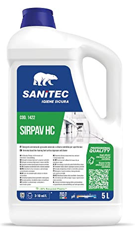 Sirpav HC Detergente Universale super Sgrassante Ammoniacale per Superfici Dure - 5 kg