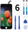 Brinonac Für iPhone 6 Display LCD Touchscreen Digitizer Ersatz Bildschirm Front Komplettes Glas mit Werkzeug und Display Schutzfolie (4,7, Schwarz)
