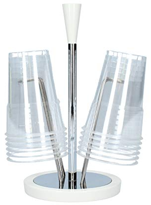 GIANNINI GLOSSY PORTABICCHIERI BIANCO Mod. 0701015 BIANCO