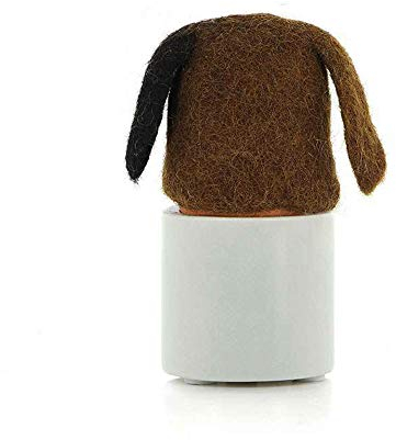 mitienda mit Liebe gemacht Eierwärmer Tiermotiv Hund aus Filz, Eierhut, Frühstückszubehör, Hundmotiv