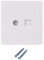 Faguo RJ45 Network Adapter+TV Antenna Coaxial Wall Mount Output Faceplate Panel Socket