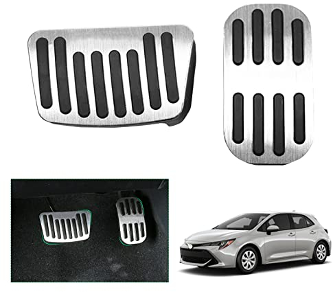 GAFAT Toyotα C-HR 2017-2025/Yaris Yaris Cross 20-2025/Corolla E210 Corolla Cross 18-2025/Prius 15-25 Gaspedal Bremspedal Fußstütze Fußrasten [Automatikgetriebe]