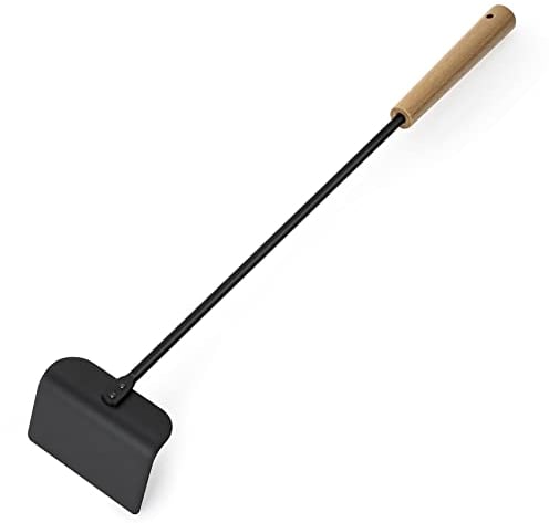 onlyfire Holzkohleschieber Metall Aschekratzer mit Langem Griff 53 cm, Ascheschieber Zubehör für Holzkohle-Kugelgrill und andere Holzkohlegrills
