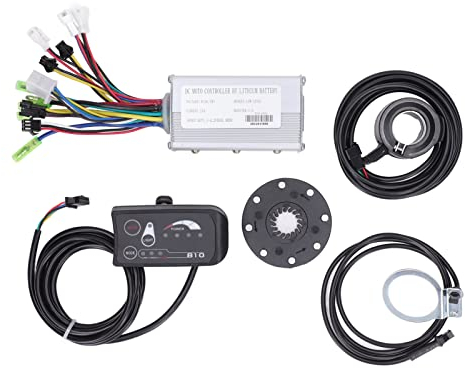 VGEBY Kit de Conversion de Vélo électrique, Kit de Contrôleur de Vitesse de Vélo 36V 48V avec Panneau S810 pour Moteur 250W