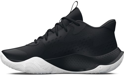 Under Armour Mens UA Jet 23 Basketball Shoes Unisex Trainers, Black Metallic Gold Metallic Gold, 44 EU