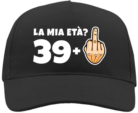 Generico Gorra 40 años divertida cumpleaños hombre mujer gadget regalo ropa - dedo medio 40 años
