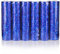 KarneLux Luftschlangen 'Blau Glitzer Metallic' - Partydekoration für Geburtstage, Hochzeiten und Silvester - 6er Pack