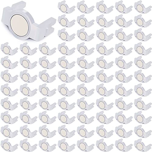 Macarrie Magnetische Steckdosen, Licht-Clips, C9, magnetische Weihnachtslicht-Clips, Hängehaken, Großpackung für Urlaub, Outdoor, Terrasse, Metalldach (72 Stück)