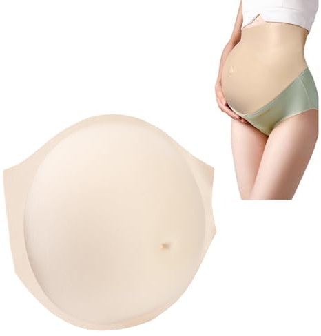 Ventre de Femme Enceinte en Silicone, Faux Ventre de Femme Enceinte Artificiel de 6 à 9 Mois, Peau Réaliste pour les Acteurs Femmes Enceintes