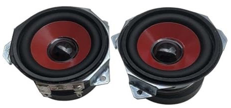 2pcs 2 Inch Full Range Speakers, 8 Ohm 5W Audiophile Home Audio Sound Loudspeaker Selvage Angled For JBL