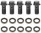 Boulon Banjo De Frein, 5 Pièces Boulons Et Rondelles Banjo De Moto Pour Maître-cylindre D'étrier De Frein M10 X1.25/M10 * 1.0 Mm(M10×1mm)