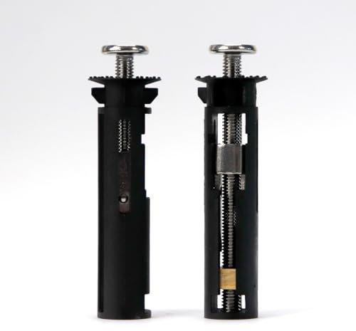 Fanmitrk Toilet Seat Hinge Parts-Soft Close Toilet Seat Fittings,Replacement Fittings for Duroplast Toilet Seat Use