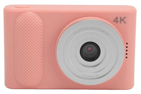 Fotocamera Digitale 4K, Fotocamera Reflex Tascabile HD da 48 MP con Zoom Digitale 16X, Piccola Fotocamera Compatta con Schermo TFT da 2,4 Pollici per Vlogging Fotografico