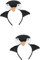 SAFIGLE 2st Pinguin-stirnband Pinguin-kopfschmuck Mit Gefülltes Haarband Schal Stirnband Bandana Haargummis Für Kinder -haarschmuck Ausgefallene Haargummis