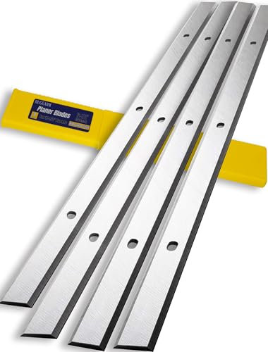 12-1/2 Inch Planer Blades Compatible with Craftsman CMEW320, Wen 6550T, Porter Cable PC305TP, Delta 22-560, 22-565, TP305, TP400LS, 12.5 Inch HSS Planer Replacement Blades Set, 4pcs
