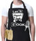 PRmnov Adjustable Bbq Aprons for Men with Pockets, Funny Rude Chef Aprons, Cooking Gifts for Men Chef, Dad, Husband, Grandad Birthday Gifts (Black-Let's cook)