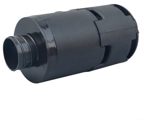 HEIBTENY Filtre d'admission de chauffage à air diesel, filtre d'admission de climatiseur de voiture, filtre à air pour chauffage diesel avec tuyaux d'admission d'air de 25 mm, noir
