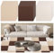 LOLYSIC 30Pcs Self Adhesive Carpet Tiles, 30 x 30 cm Easy Peel and Stick Floor Tiles, Anti-Slip Floor Carpet Tiles for Living Room Bedroom Office (Beige, Khaki, Brown)