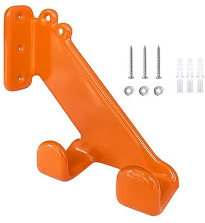 Garage Tool Organizer Rack, Chainsaw Storage Organizer for Home, Blower Rack with Heavy Duty Hook, Wall Mounted Power Tool Holder, Chainsaw Hook for Garage Organization, Outdoor Power Tool Hanger