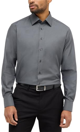 ETERNA Male Dynamic Cotton strukturiert MODERN FIT 39_H_1/1, 1/1, schwarz