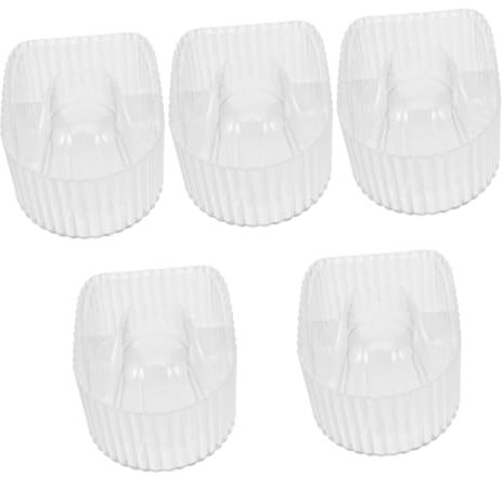 Ipetboom 5piezas Bowl De Para Uñas Tazón De Manicura Transparente Para Eliminación De Esmalte Herramienta De Cuidado y Limpieza De Uñas Para y Salón