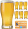 Plastik Biergläser longdrinkgläser cocktailgläser kunststoff Unzerbrechliche Pint | hartplastik weizenbiergläser Bierglas | 0,69L - Plastikgläser gläser set - 6 Stück