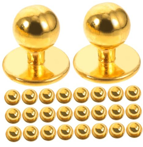 OUNONA 50stücke Kochjacken-knöpfe Aus Kunststoff Ersatz-buttons Für Kochuniformen Runde Nähknöpfe Dekorative Knöpfe Für Jacken Praktische Knopfleiste Für Kochkleidung