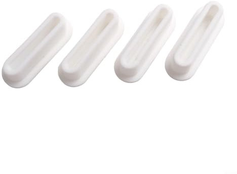 4 tappi in gomma per troppopieno per lavello, copertura per lavello, rivestimento in silicone per bagno, cucina, bagno, foro ovale (4 pezzi)