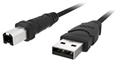 Belkin F3U133-06 USB 2.0 Pro Series (USB Anschlusskabel A / Stecker - B / Stecker, 1,8m)
