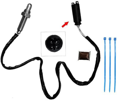 BESTPRICE 1x Lambdasonde Diagnosesonde nach Kat 4-polig Kompatibel mit BMW 3er (E46) (E36), 7 (E38), X5 (E53), Z3 Roadster (E36)