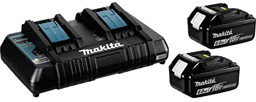 Pack Énergie 18 V Li-Ion (2x6,0 Ah) avec chargeur double dans MAKPAC - MAKITA 198077-8