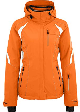 Bergson SNOWTASTIC | Damen Skijacke, wattiert, 20000mm Wassersäule, Persimmon orange [513], 42 - Damen