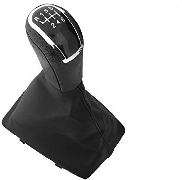 Schaltknauf Schaltmanschette Schwarz 6-Gang Für A4 B8 A5 8T A6 4F C6 Q5 8R