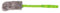 DINGO Fleece Dog Toy Artificial Fur Racer Squeaky Teaser Dog Wand 55 cm Long Bungee Handle for Agility, Dog Training, Reward, Retrieve, Chasing, Play Green 15584-2 , Pack of 1